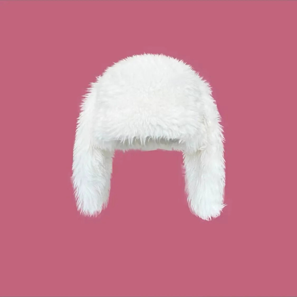 Warm and cold resistant plush hat, sweet and versatile ear protection, cute little rabbit