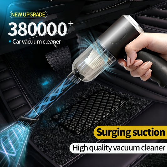 Upgraded Portable Wireless Handheld Vacuum Cleaner with Tornado Suction Technology/Lightweight Design for Easy Mobility/Rechargeable Powerful Motor Provides Long-Lasting Suction/Perfect for Sofa Crevices, Car Seats, Office Ke